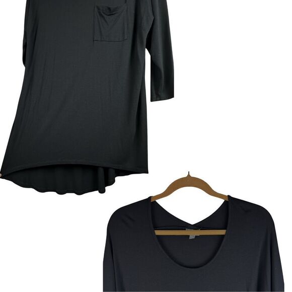 Zim &‎ Zoe Tunic Top Womens Size 18 Black & Spice Long Sleeves Pockets Bundle - Picture 5 of 8